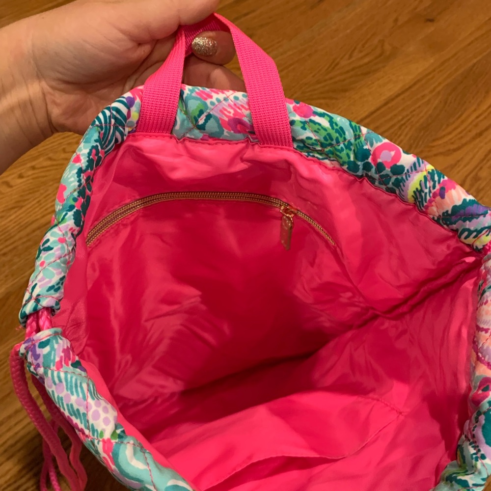 Lilly Pulitzer Drawstring Backpack - Picture 4 of 4